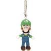 Sanei Boeki MM02 Super Mario All Star Collection Luigi Mascot, W3.5 x D2.8 x Height 6.1 inches (9 x 7 x 15.5 cm), Plush Mascot - 2 of 4