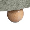 LumiSource Tray Pouf Ottoman Natural Fabric - 4 of 4
