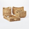 16.5" x 16" Chunky Round Woven Basket Natural - Threshold™ designed with Studio McGee - image 4 of 4
