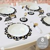 Big Dot of Happiness Adult 90th Birthday - Gold - Birthday Party Paper Charger and Table Decorations - Chargerific Kit - Place Setting for 8 - image 2 of 4