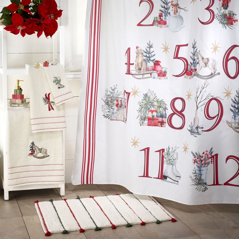 Avanti Linens Holiday Countdown Shower Hooks, 2 of 3