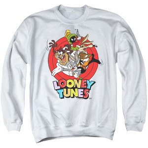 Looney Tunes Group Characters Adult Crewneck Sweatshirt - 1 of 4