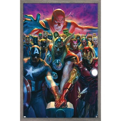 Trends International Marvel Comics Avengers - Avengers #10 Framed Wall ...