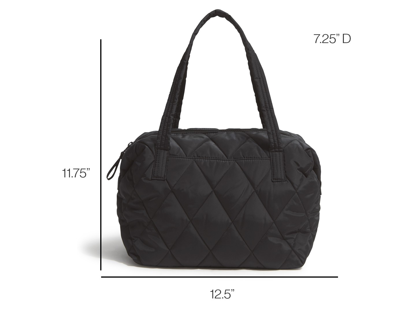Женская сумка Vera Bradley Outlet Faux Leather Slouchy Satchel Purse Quiet Shade — фото 3