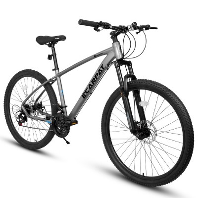 FIONECA 27'' Unisex Mountain Bike with Aluminum Frame, 21-Speed & Suspension Fork