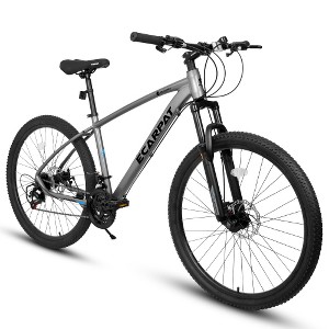 FIONECA 27'' Unisex Mountain Bike with Aluminum Frame, 21-Speed & Suspension Fork - 1 of 4