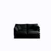 76.7" Chenille Modular Sectional Sofa Bed with Double-layer Cushion and 2 Ottomans for Small Living Room - 3 of 4