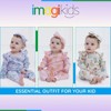 Disney Baby Girls Ribbed Bodysuit, Jogger Pants and Headband 3 Piece Outfit Set Newborn to Infant - 3 of 4