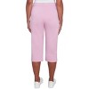 Alfred Dunner Womens Flat Front Allure Classic Clamdigger Pant - 2 of 4