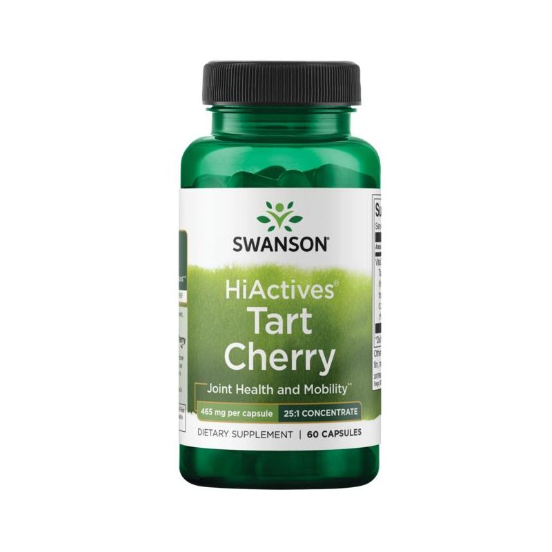 Swanson Dietary Supplements Hiactives Tart Cherry 465 mg Capsule 60ct, 1 of 5
