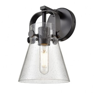 Pilaster II Cone - 1 Light Wall Sconce In Industrial Style-9.75 Inches Tall and 6.5 Inches Wide - 1 of 1