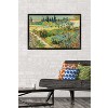 Trends International Garden at Arles by Vincent van Gogh Framed Wall Poster Prints - 2 of 4
