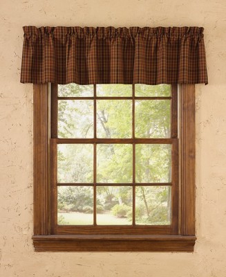 Park Designs Primitive Plaid Country Spice Valance 14x72