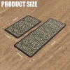 BAGOKIE 2 Pieces Kitchen Rugs Anti-Fatigue Kitchen Mat Set, 17.3"x29" + 17.3"x47" - 4 of 4