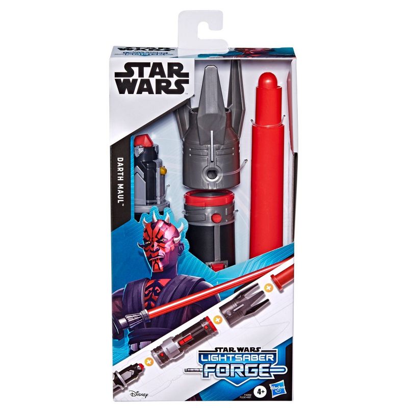 Star Wars Lightsaber Forge Darth Maul Extendable Red Lightsaber, 3 of 16