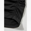 Women's Summer Short Sleeve Side Ruched Crew Neck T-Shirt Casual Knit Basic Tops - 4 of 4
