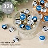 Big Dot of Happiness Blue Grad - Best is Yet to Come - 2025 Royal Blue Graduation Party Small Round Candy Stickers - Party Favor Labels - 324 Count - 2 of 4