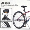 Gulches 26 Inch Freestyle Bike for Teens Ages 14 Plus Boys Girls Steel Frame Single Speed 2 Pegs Aluminum Rims Dual Brakes Colorful - 3 of 4