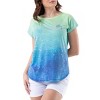 Guy Harvey Women's Southern Vibes Poly/Rayon Slub Tee - 2 of 4