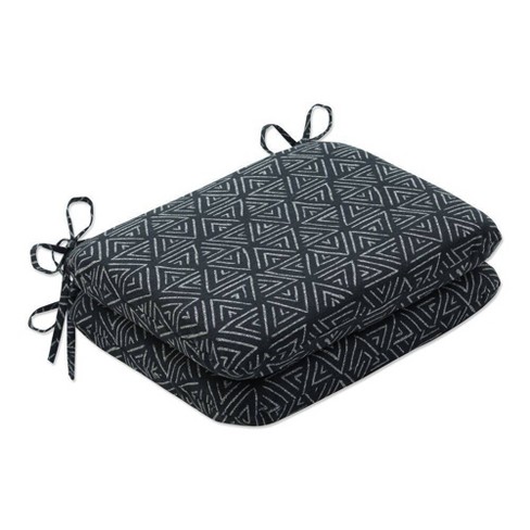 2pc 18 5 X 15 5 Outdoor Indoor Rounded Chair Pad Set Kuka Amazon