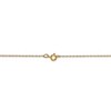 Black Bow Jewelry 0.5mm, 14k Yellow Gold, Cable Rope Chain Necklace - image 4 of 4