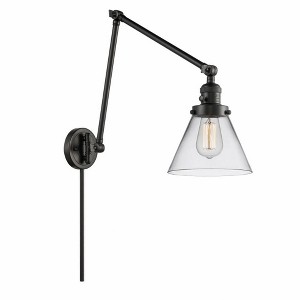 Cone - 1 Light Swing Arm Wall Sconce In Industrial Style-30 Inches Tall and 8 Inches Wide - 1 of 1