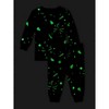 The Children's Place Toddler Matching Family Glow In The Dark Long Sleeve New Year Cotton Pajamas - 2 of 4