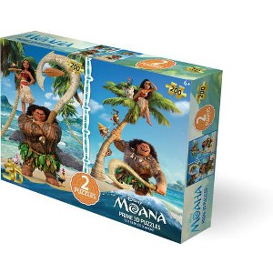 Disney Moana 2-Pack contains 2 x 200pc 12x18 in 3D Lenticular