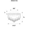 CWI Lighting Luminous 2 Light Flush Mount With Chrome Finish - 4 of 4