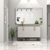 60x36in Rectangle Bathroom Mirror With Aluminium Frame Large Wall Mirrors, Wall Mounted Mirror, Hangs Horizontal Or Vertical Wall Decor - 2 of 4