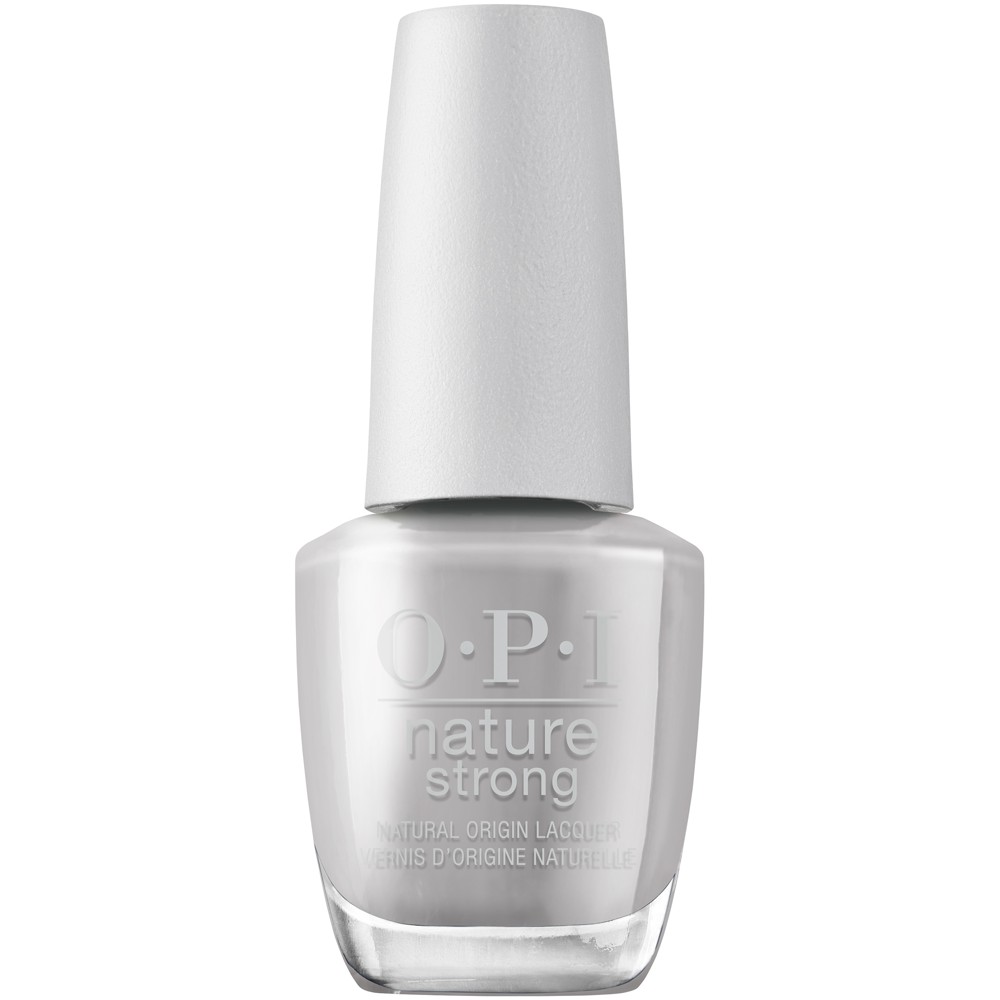 OPI Nature Strong Nail Polish - Dawn Of A New Gray - 0.5 fl oz: Gloss Finish, Nail Care