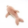 TopComfy Baby and Toddler Learning Toys Knitted Stuffed Dolphin Soft Toy Soft Knitted Yarn Dorsal Fin Ocean Toy Baby Toy For Kids, Pink, 17"*11"*2" - 2 of 4
