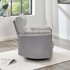 Fabric Pillow Top Arms Manual Recliner with Wide Cozy Seat and 360¡ã Swivel - 2 of 4