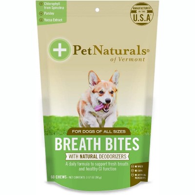 Pet Naturals Breath Bites, 60 count