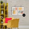 Stupell Industries Botanicals over Geometrics 2pc Framed Giclee Art Set - 3 of 4