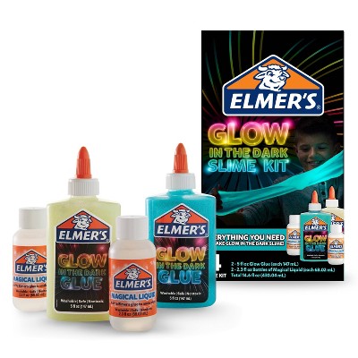 Elmer's 4pk Glow in the Dark Slime Kit