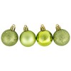 Northlight 96ct Shatterproof 4-Finish Christmas Ball Tree Ornament Set 1.5" - Kiwi Green - 2 of 3