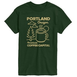 Men's - Instant Message - Portland Coffee Short Sleeve Graphic T-Shirt - 1 of 4
