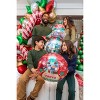 Anagram Pre-Inflated Helium Iridescent Snowman Supershape Foil Balloon - 3 of 4