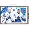 Trends International NHL Toronto Maple Leafs - Anthony Stolarz & Joseph Woll 25 Framed Wall Poster Prints - 3 of 4