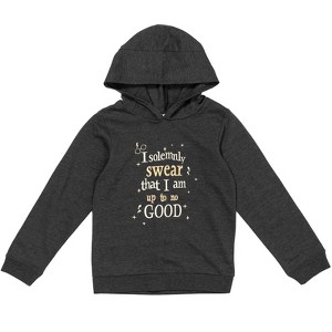 Harry Potter Hogwarts Hedwig Owl Slytherin Hufflepuff Ravenclaw Girls French Terry Pullover Hoodie Toddler to Big Kid - 1 of 4