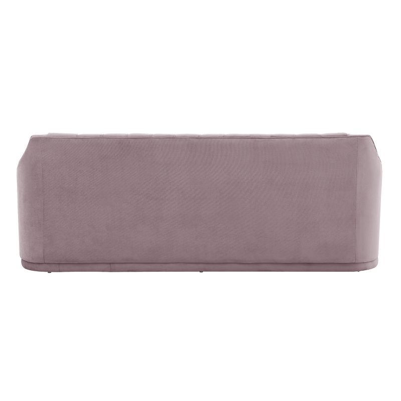 Iconic Home Velvet Single Cushion Sofa, Rosa, 5 of 9