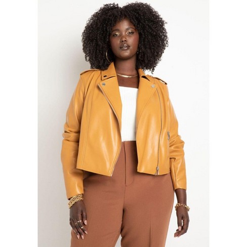 Faux leather jacket size 18 online