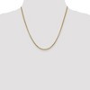 Black Bow Jewelry 2.45mm 14k Yellow Gold Hollow Round Box Chain Necklace - 2 of 4