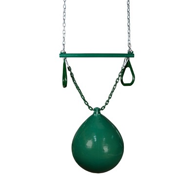 Gorilla Playsets Buoy Ball w/ Trapeze Bar - Green/Green