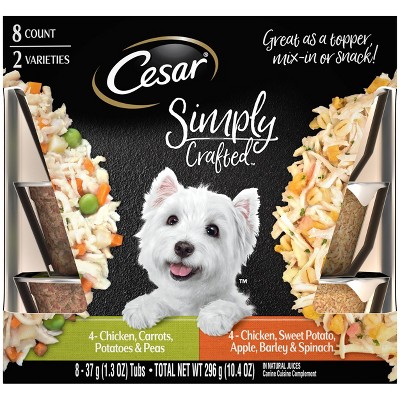 cesar chicken dog food