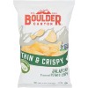 Boulder Canyon Thin & Crispy Jalapeno Potato Chips - Case of 12 - 6 oz - 2 of 2