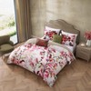 Bebejan Leaves on Linen 100% Cotton 5-Piece Reversible Comforter Set - 4 of 4