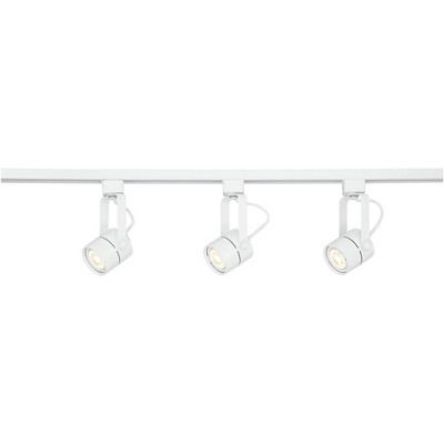 Layna White Metal 3-Head LED Track Light Fixture
