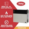 Ashley Hearth 25,000 BTU Direct Vent Propane Wall Heater, Model DVAG30L, Cream - 2 of 4